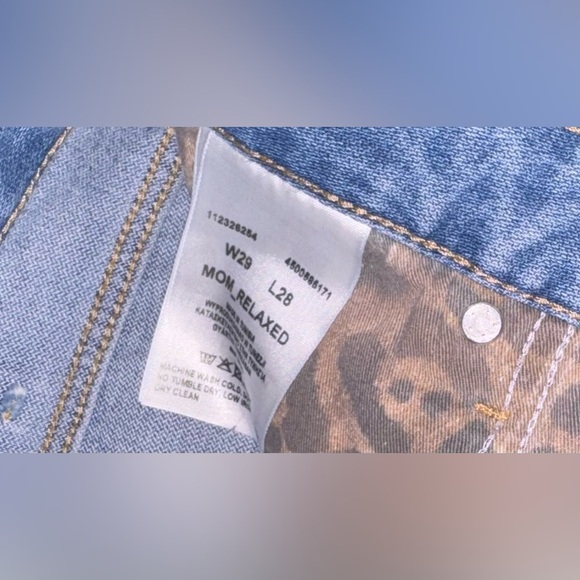 Wrangler X Fender Destroyed Loose Mom Jeans Pants 90s Western Festival Ripped 29 - Picture 6 of 14